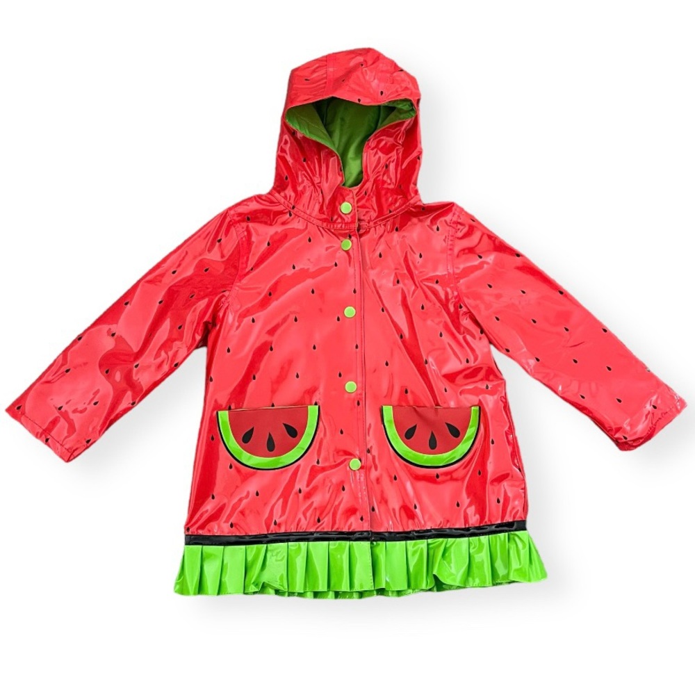 Wippette Kids Watermelon Raincoat, 3T